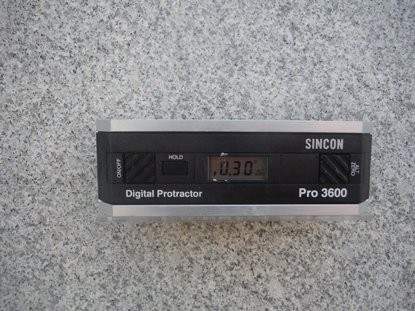 디지털경사계 측정